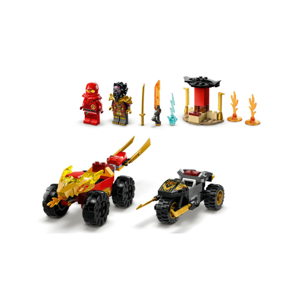 71789 LEGO® NINJAGO Битва на машинах и мотоциклах Кая и Раса | Sumka