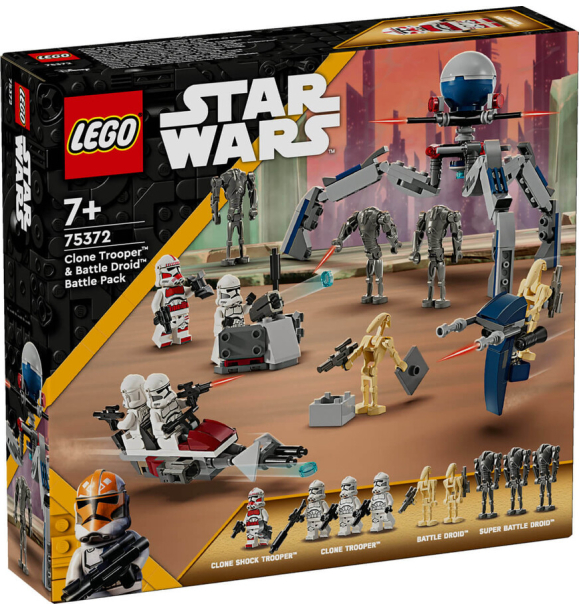 75372 LEGO® Star Wars™: Боевой набор клонов-солдат и боевых дроидов | Sumka