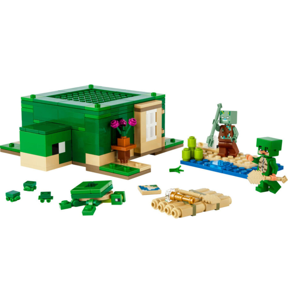 21254 LEGO® Minecraft Пляжный домик «Черепаха» | Sumka