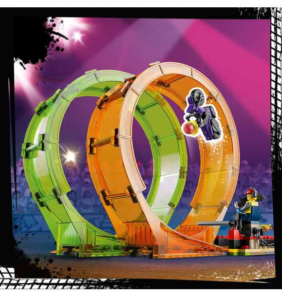 60339 LEGO City Stunt Double Ring Show Arena (60339) | Sumka