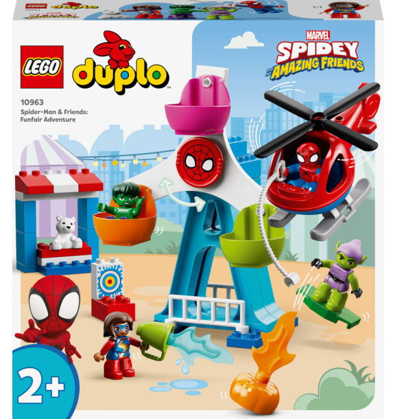 10963 LEGO® DUPLO® «Человек-паук и друзья: Приключения в парке развлечений» | Sumka