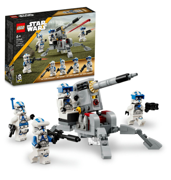 75345 LEGO® Star Wars™: Боевой набор 501-го солдата-клона | Sumka