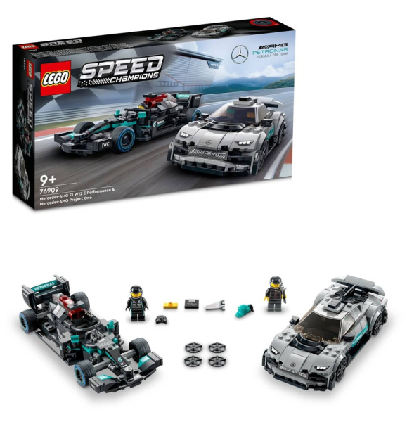 76909 LEGO® Speed Champions Mercedes-AMG F1 W12 E Performance и Mercedes-AMG Project One | Sumka