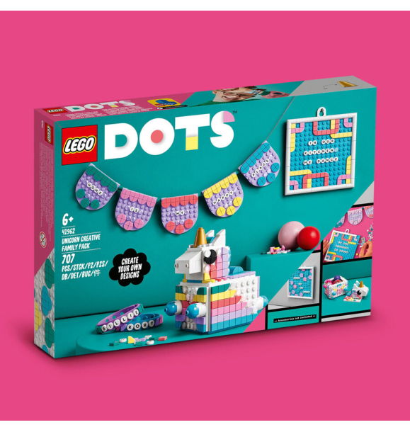 41962 LEGO DOTS Творческий семейный набор «Единорог» | Sumka