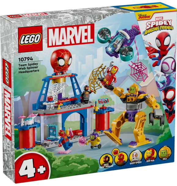 10794 LEGO® Spidey Штаб-квартира команды Spidey Websaver | Sumka