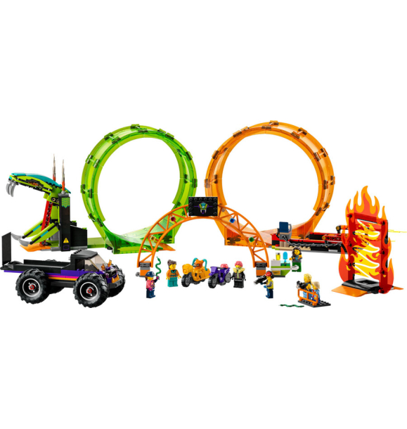 60339 LEGO City Stunt Double Ring Show Arena (60339) | Sumka