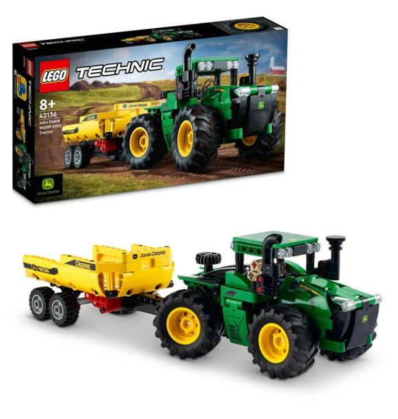 42136 LEGO® Technic Полноприводной трактор John Deere 9620R | Sumka