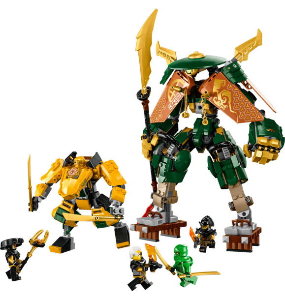 71794 LEGO® NINJAGO Роботы команды ниндзя Ллойда и Арина | Sumka