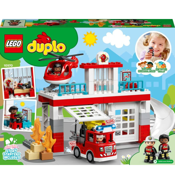 10970 LEGO® DUPLO® Пожарная часть и вертолет | Sumka