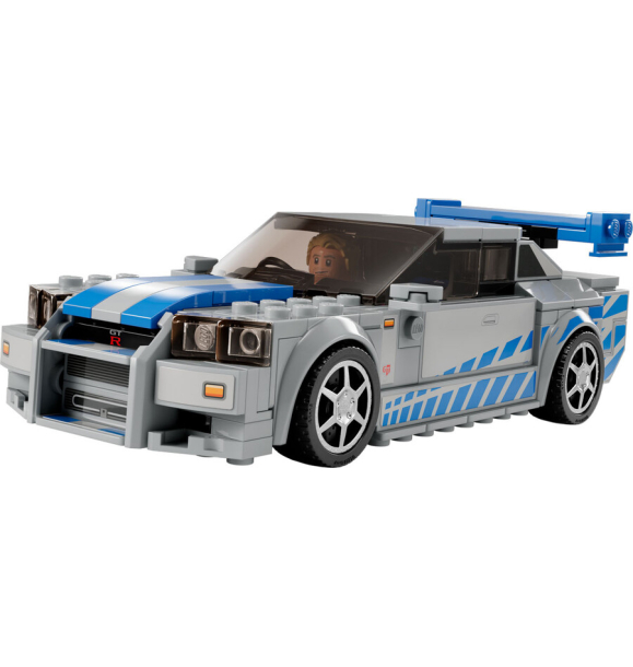 76917 LEGO® Speed Champions Faster Furious Nissan Skyline GT-R (R34) | Sumka