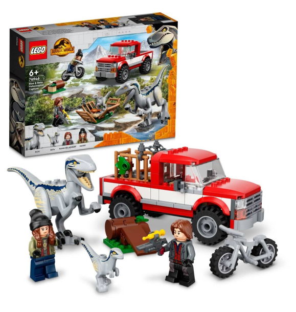 76946 LEGO Jurassic World™: Захват синего и бета-велоцираптора | Sumka