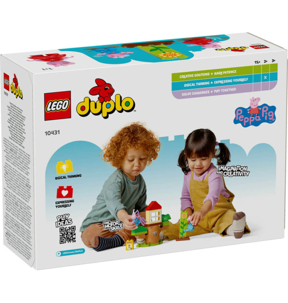 LEGO® DUPLO Сад Свинки Пеппы и домик на дереве (10431) | Sumka