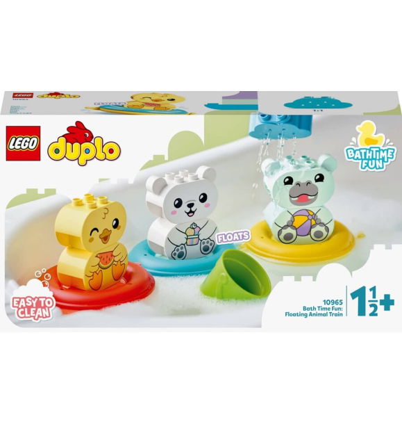 10965 LEGO DUPLO® «Веселье в ванне: плавучий поезд с животными» | Sumka