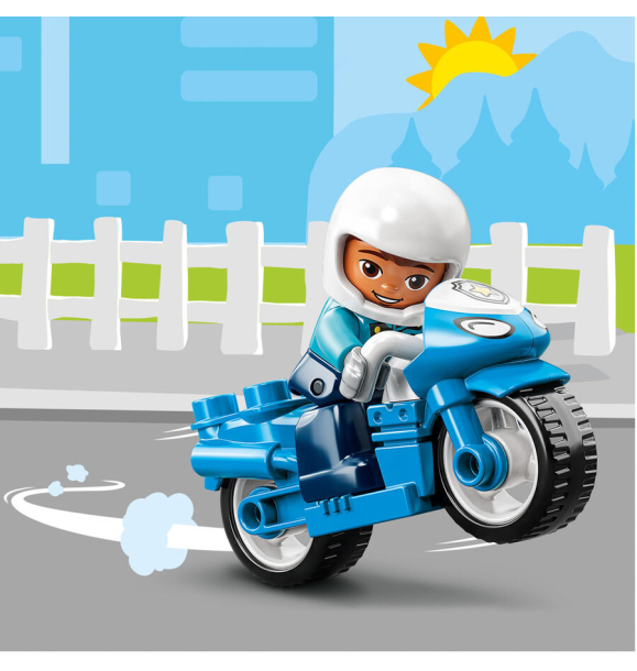 10967 Полицейский мотоцикл LEGO® DUPLO® | Sumka