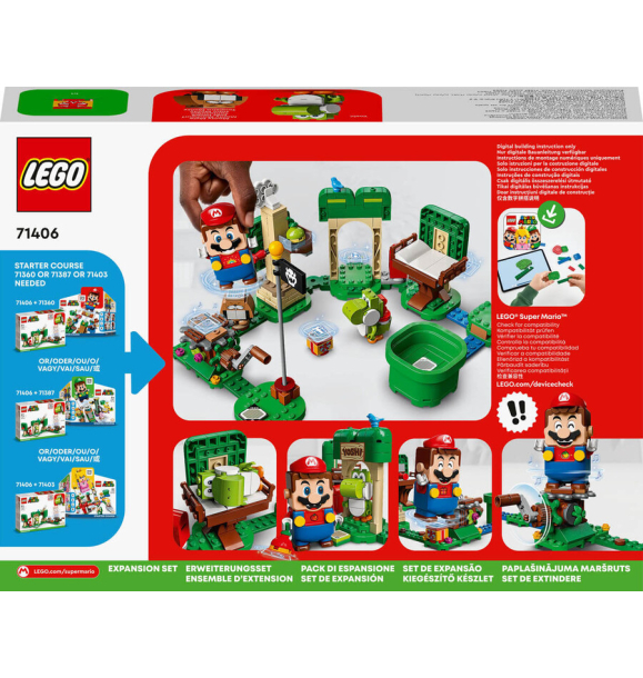 71406 LEGO Super Mario™: Дополнительный набор «Подарочный домик Йоши» | Sumka