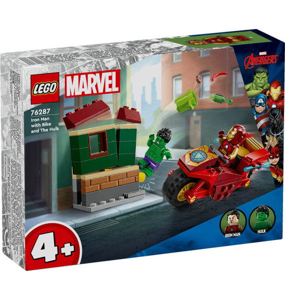 76287 Мотоцикл LEGO® Marvel «Железный человек и Халк» | Sumka