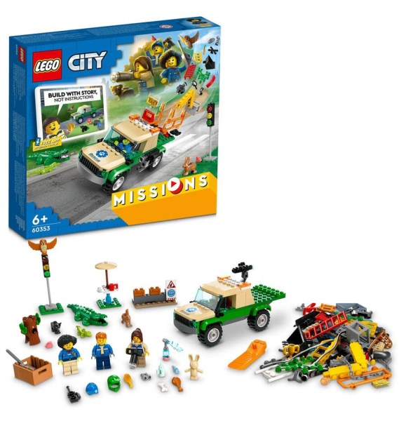 60353 LEGO City: Миссии по спасению диких животных | Sumka