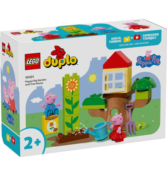 LEGO® DUPLO Сад Свинки Пеппы и домик на дереве (10431) | Sumka