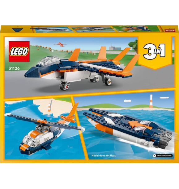 31126 LEGO Creator Сверхзвуковой реактивный самолет | Sumka