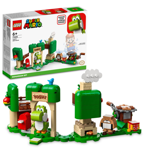 71406 LEGO Super Mario™: Дополнительный набор «Подарочный домик Йоши» | Sumka