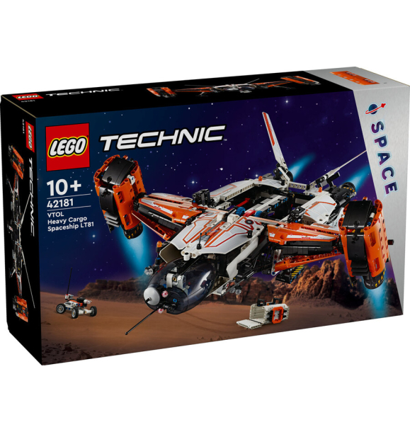 42181 LEGO® Technic Тяжелый грузовой космический корабль вертикального взлета и посадки LT81 | Sumka