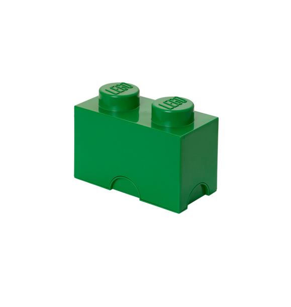 40021734 LEGO Storage Brick 2 — зеленый | Sumka