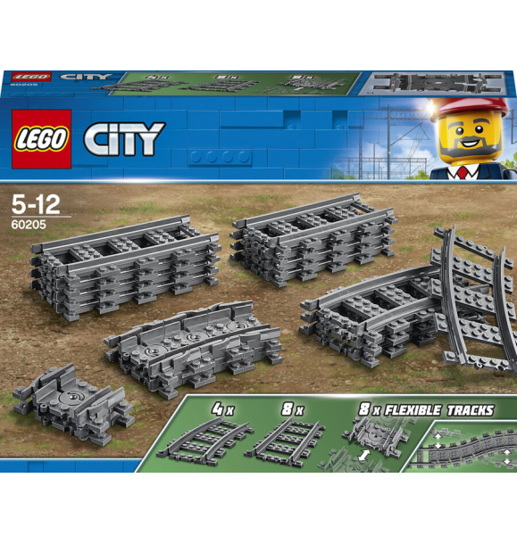 60205 LEGO City Рельсы | Sumka