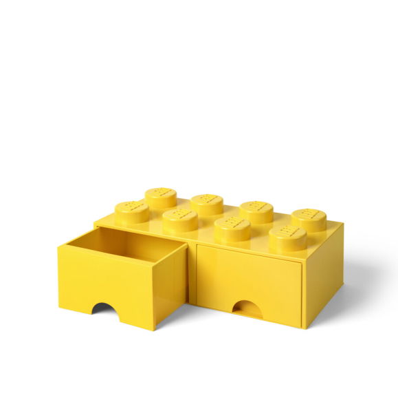 40061732 LEGO Brick Ящик 8 — желтый | Sumka