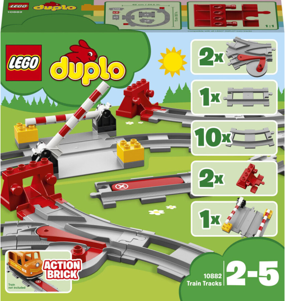 10882 Железнодорожные пути LEGO® DUPLO® Town | Sumka