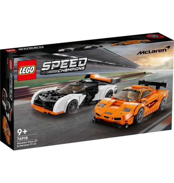 76918 LEGO® Чемпионы по скорости McLaren Solus GT и McLaren F1 LM | Sumka