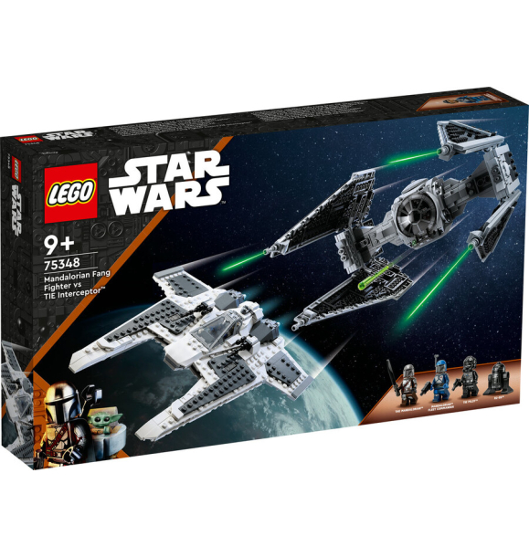 75348 LEGO® Star Wars™ Мандалорский истребитель «Клык» против TIE-перехватчика™ | Sumka