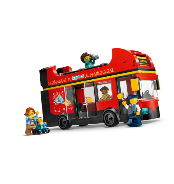 60407 Красный двухэтажный экскурсионный автобус LEGO® City | Sumka