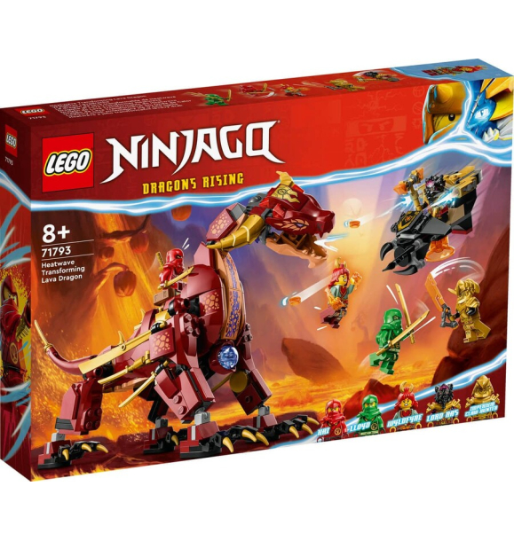 71793 LEGO® NINJAGO Тепловая волна, превращающаяся в лавового дракона | Sumka