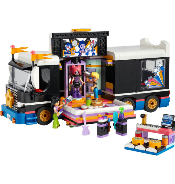 42619 LEGO® Friends Музыкальный туристический автобус поп-звезды | Sumka