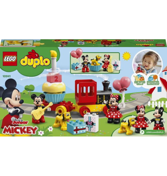 10941 LEGO® DUPLO® ǀ Disney «Микки и его друзья», поезд на день рождения Микки и Минни | Sumka