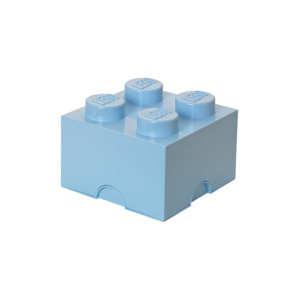 40031736 LEGO Storage Brick 4 — Голубой | Sumka