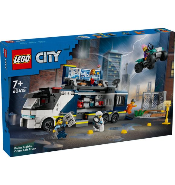 60418 Полицейский передвижной грузовик для криминальной лаборатории LEGO® City | Sumka