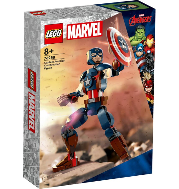 76258 LEGO® Marvel Строительная фигурка Капитана Америки | Sumka