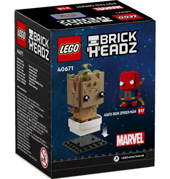 40671 LEGO® Marvel Грут в горшке | Sumka