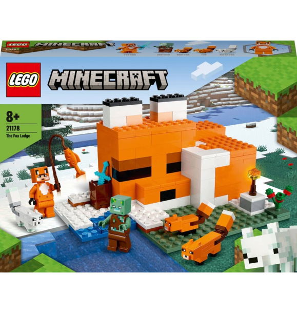 21178 LEGO Minecraft® Лисья хижина | Sumka