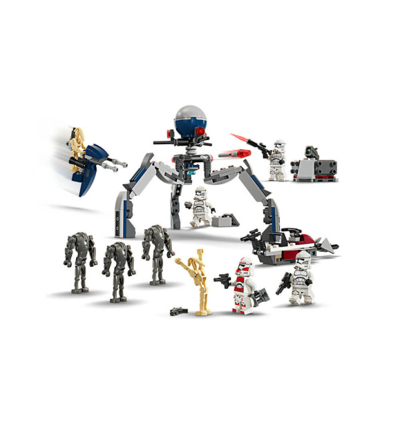 75372 LEGO® Star Wars™: Боевой набор клонов-солдат и боевых дроидов | Sumka