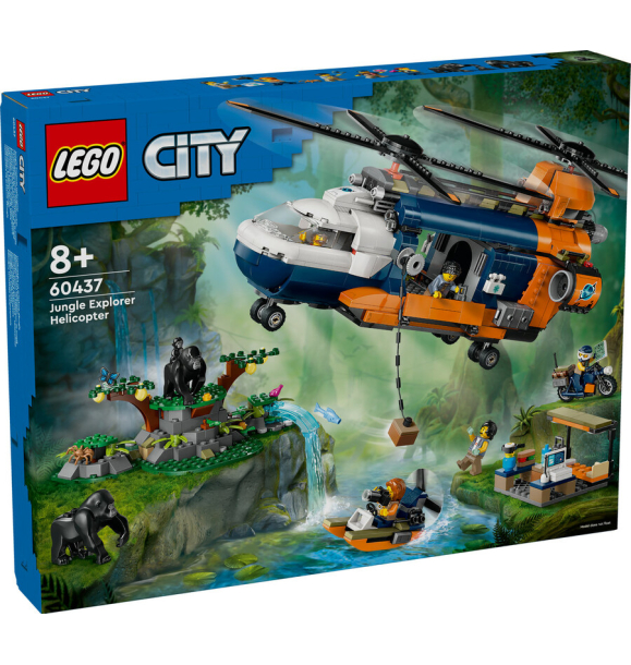 60437 LEGO® City: Вертолет исследователя джунглей в кемпинге | Sumka