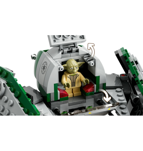 75360 LEGO® Star Wars™ Звездный истребитель джедая Йоды™ | Sumka