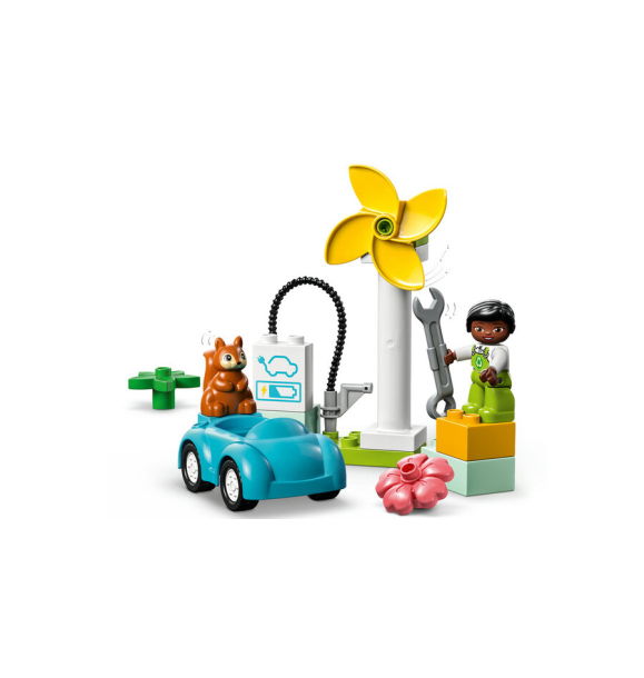 Ветряная турбина и электромобиль LEGO® DUPLO (10985) | Sumka