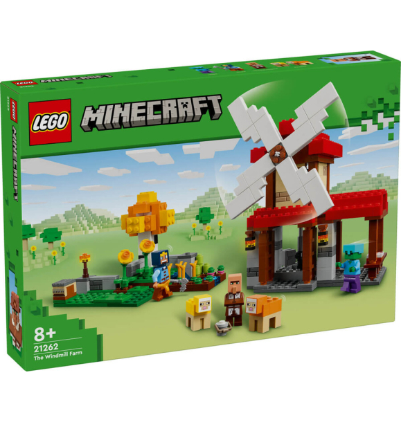 21262 LEGO® Minecraft Ферма с ветряными мельницами | Sumka