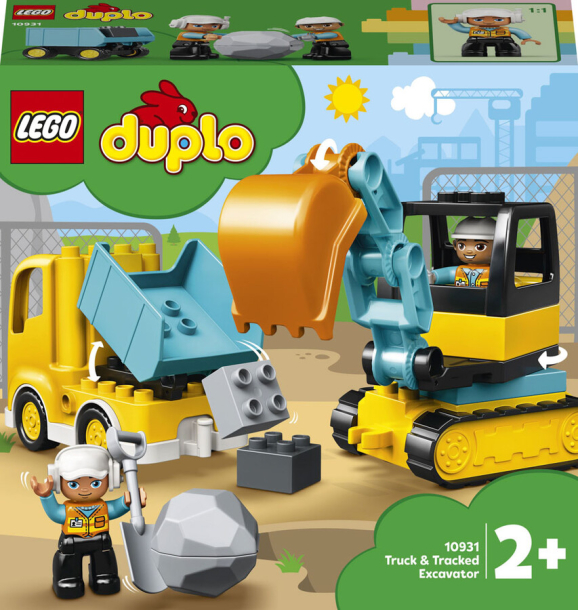 10931 LEGO® DUPLO® Town Грузовик и гусеничный экскаватор | Sumka