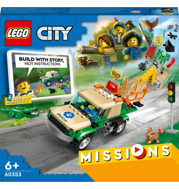 60353 LEGO City: Миссии по спасению диких животных | Sumka