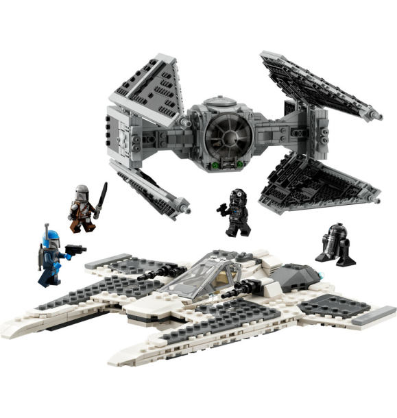 75348 LEGO® Star Wars™ Мандалорский истребитель «Клык» против TIE-перехватчика™ | Sumka