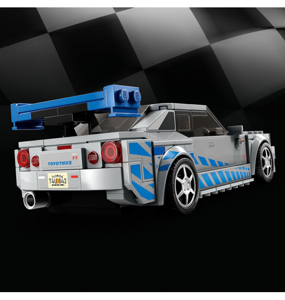 76917 LEGO® Speed Champions Faster Furious Nissan Skyline GT-R (R34) | Sumka