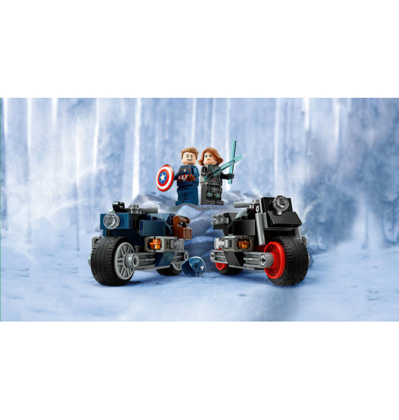 76260 Мотоциклы LEGO® Marvel «Чёрная вдова и Капитан Америка» | Sumka